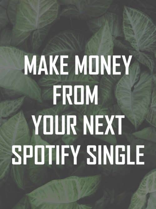 Make money from spotify