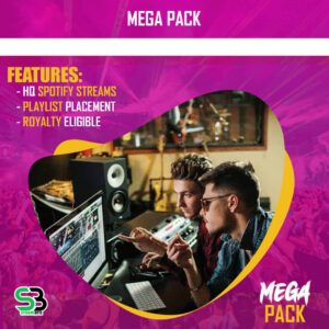 MEGA pack buy spotify plays streams